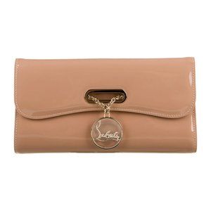 CHRISTIAN LOUBOUTIN Patent Leather Riviera Clutch